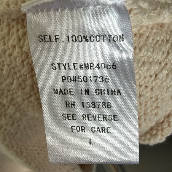 Anthropologie Mable Cream Knit Overall Romper Oatmeal Light Tan Color • L - Picture 8 of 9